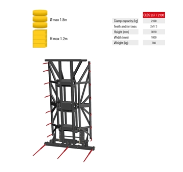 Imagen de PINZA DE BALAS CUADRADAS MANITOU